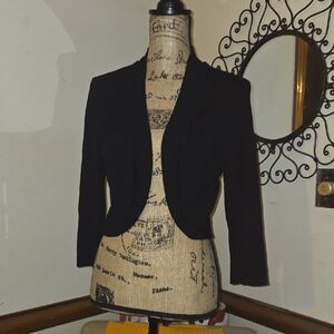 Jessica Howard Black Women's Cropped Shrug